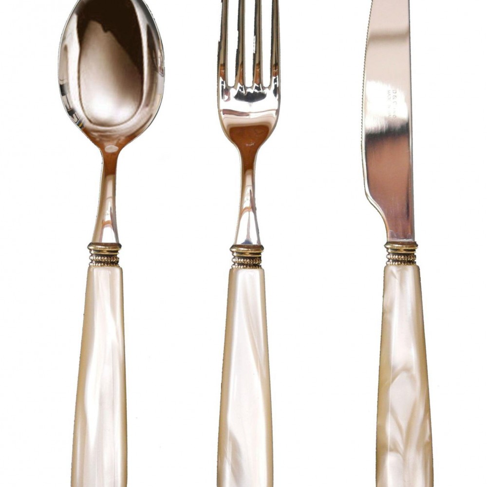Boston Antique Gold Steel 75 Parça Çatal,Bıçak ve Kaşık Seti