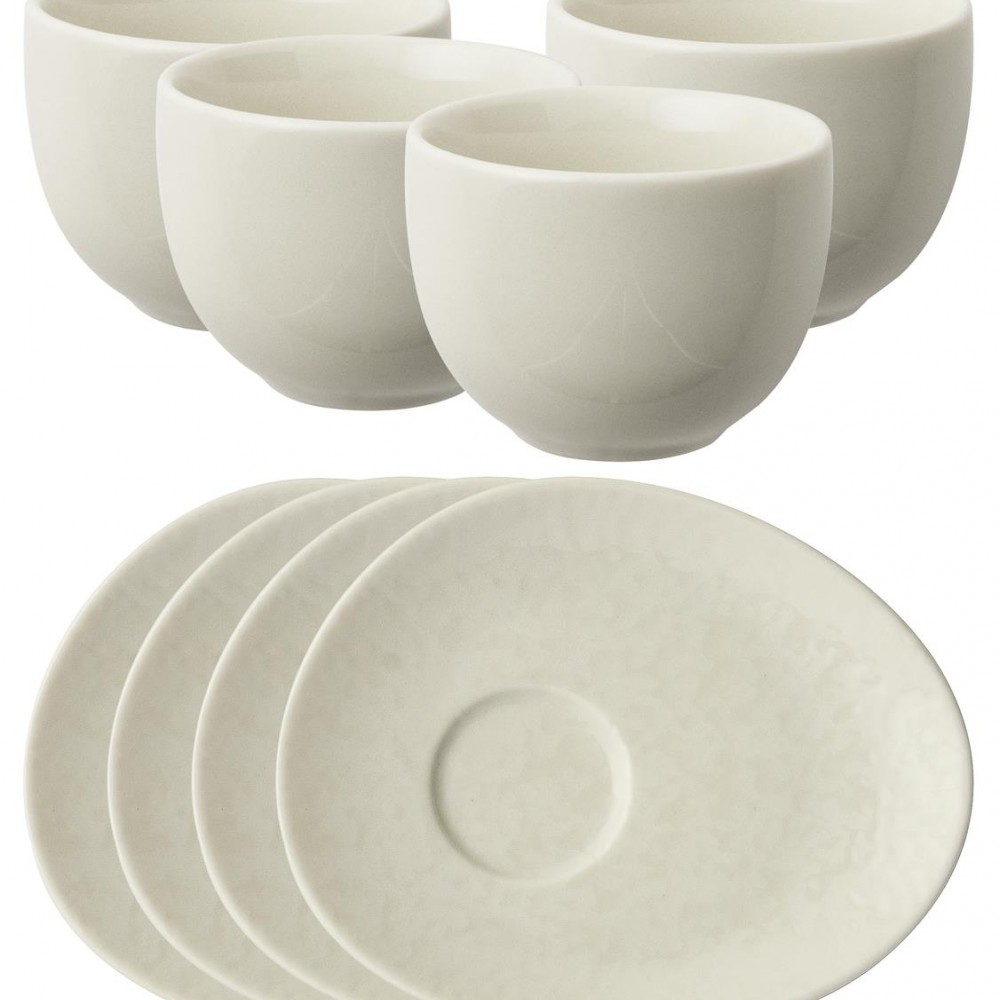 Eclipse Day Porcelain 4 Set Tabaklı Nescafe Seti