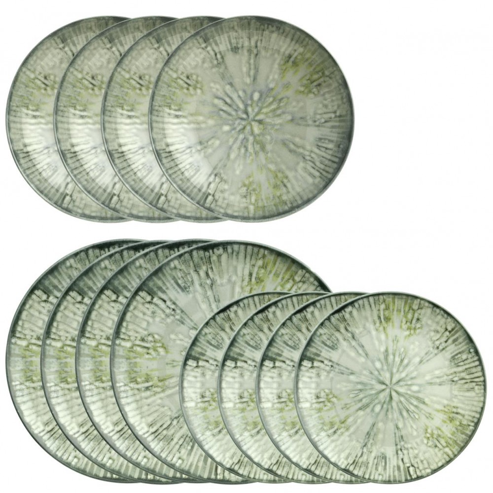 Fusion Grey Porcelain 12 Parça Set