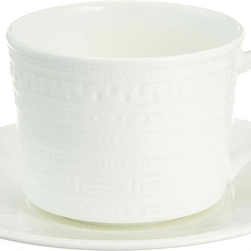 Intaglio Çay Fincanı ve Tabağı