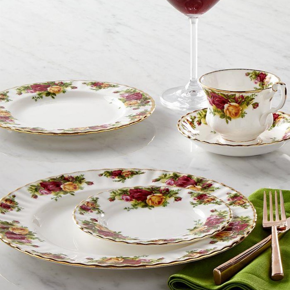 Old Country Roses 12 Kişilik Yemek Seti