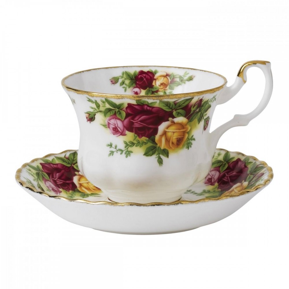 Old Country Tabaklı Çay Fincanı