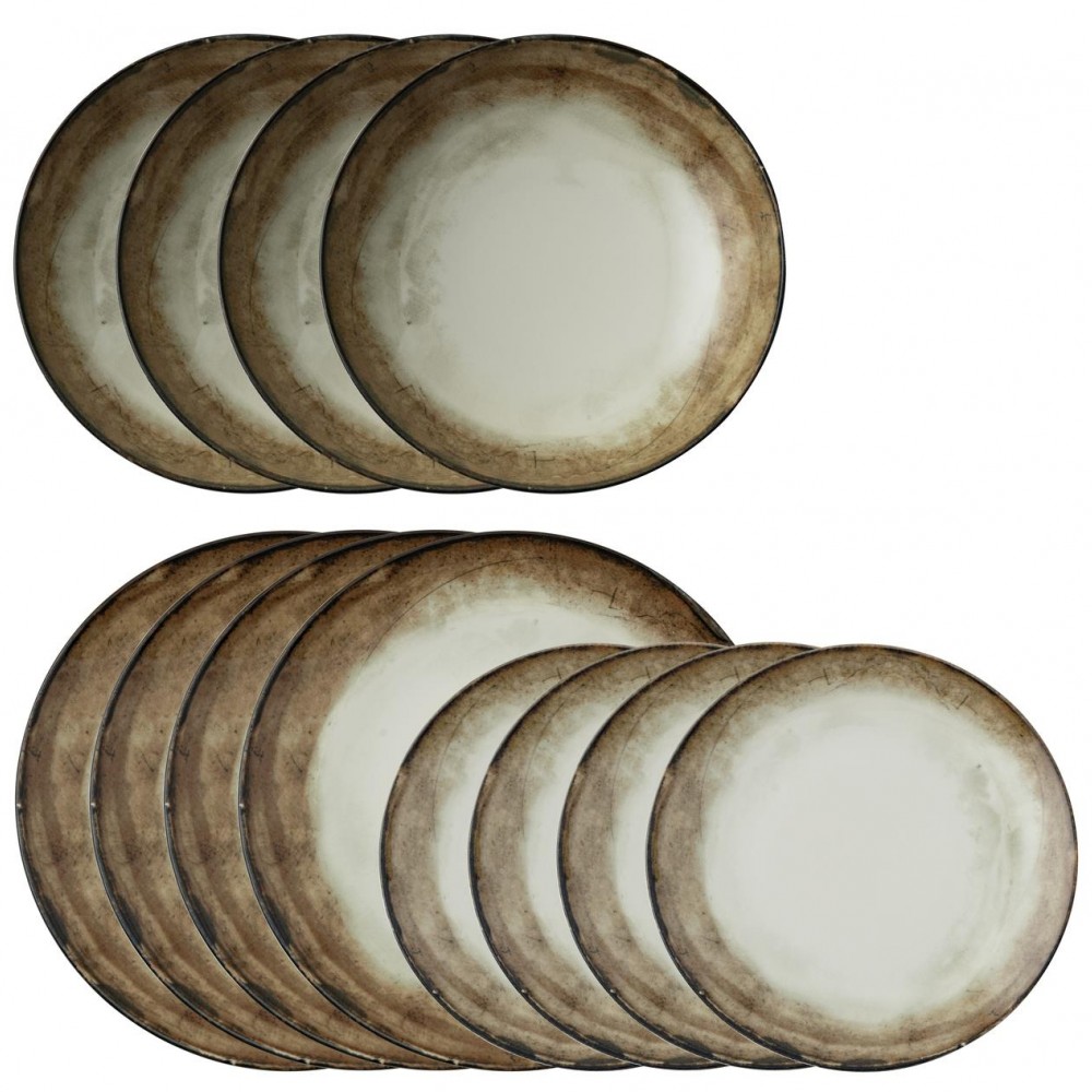Shade Earth Porcelain 12 Parça Yemek Seti