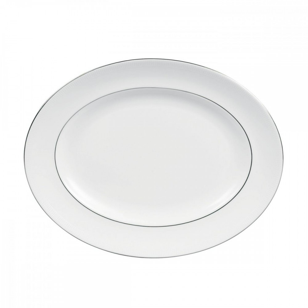 Vera Wang Blanc 35Cm Oval Servis Tabağı